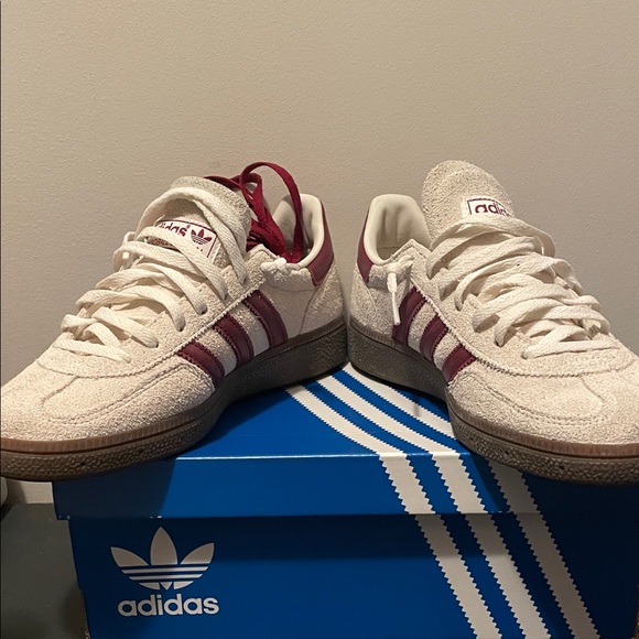 Adidas Spezial Cream with Burgundy Stripes - Picture 2 of 6